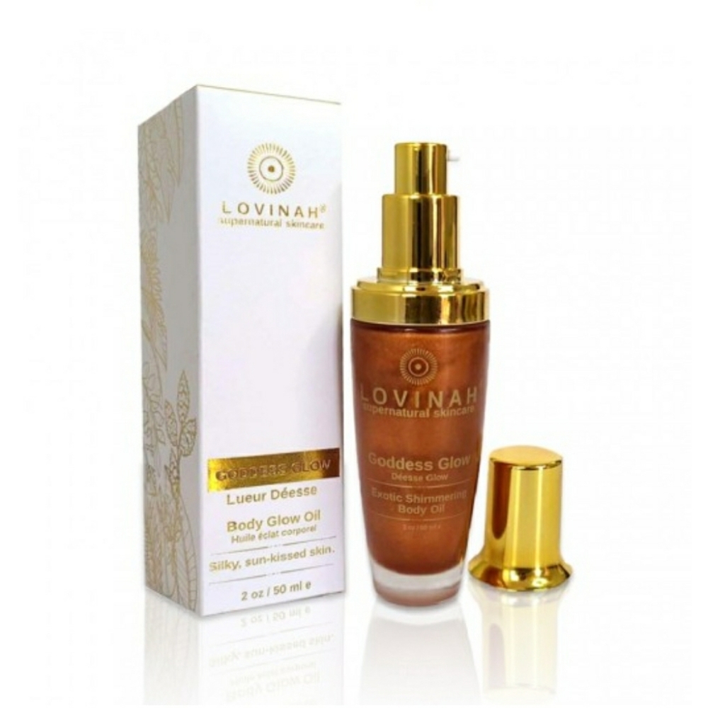 Lovinah Goddess Glow body glow oil 1.7oz 50ml NEW